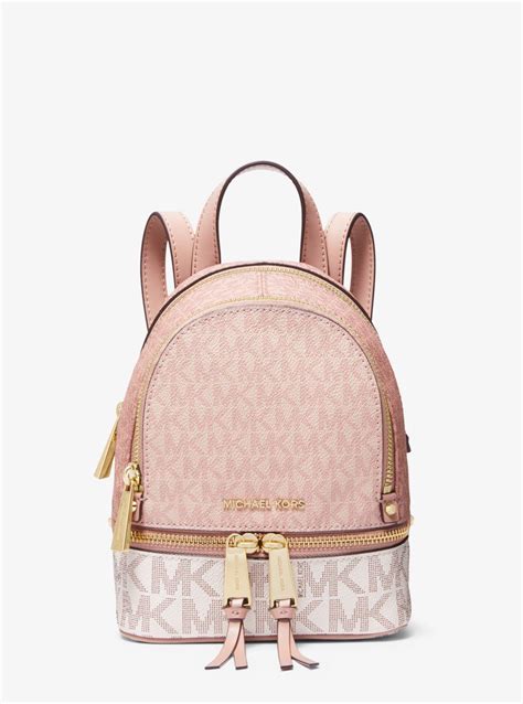 michael kors pink mini backpack